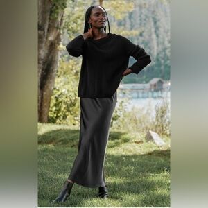 Jenni Kayne back silk tie skirt